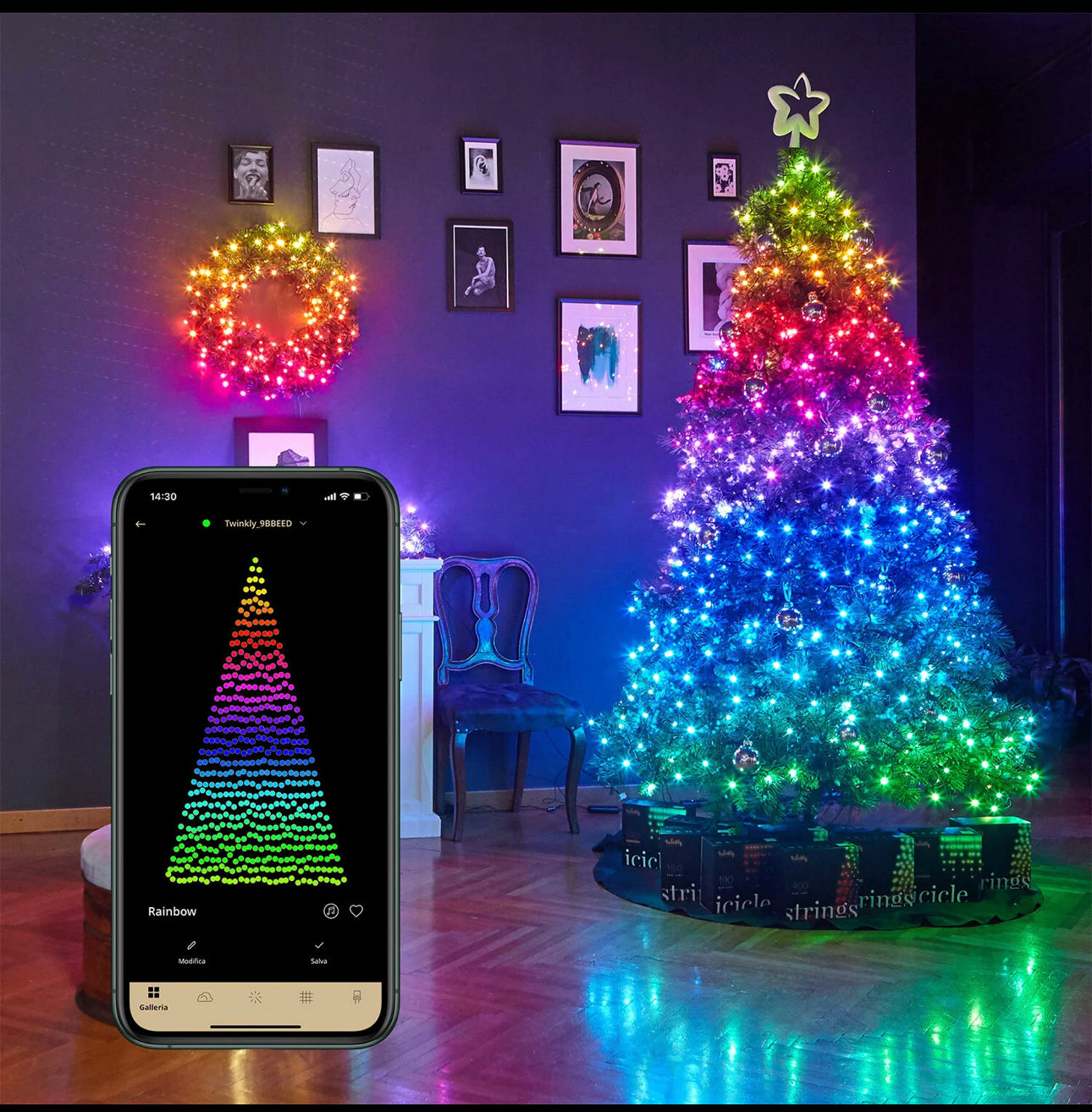 Phone Controlled Christmas Tree Lights
